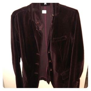 J Crew velvet blazer